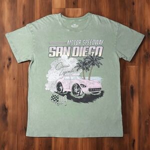 Hollister San‎ Diego Motor Speedway Graphic T-Shirt Women's Small Short Sleeve